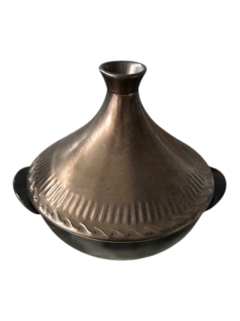 Cravings By Chrissy Teigen 2.2 Qt Ceramic Tajine Black / Bronze